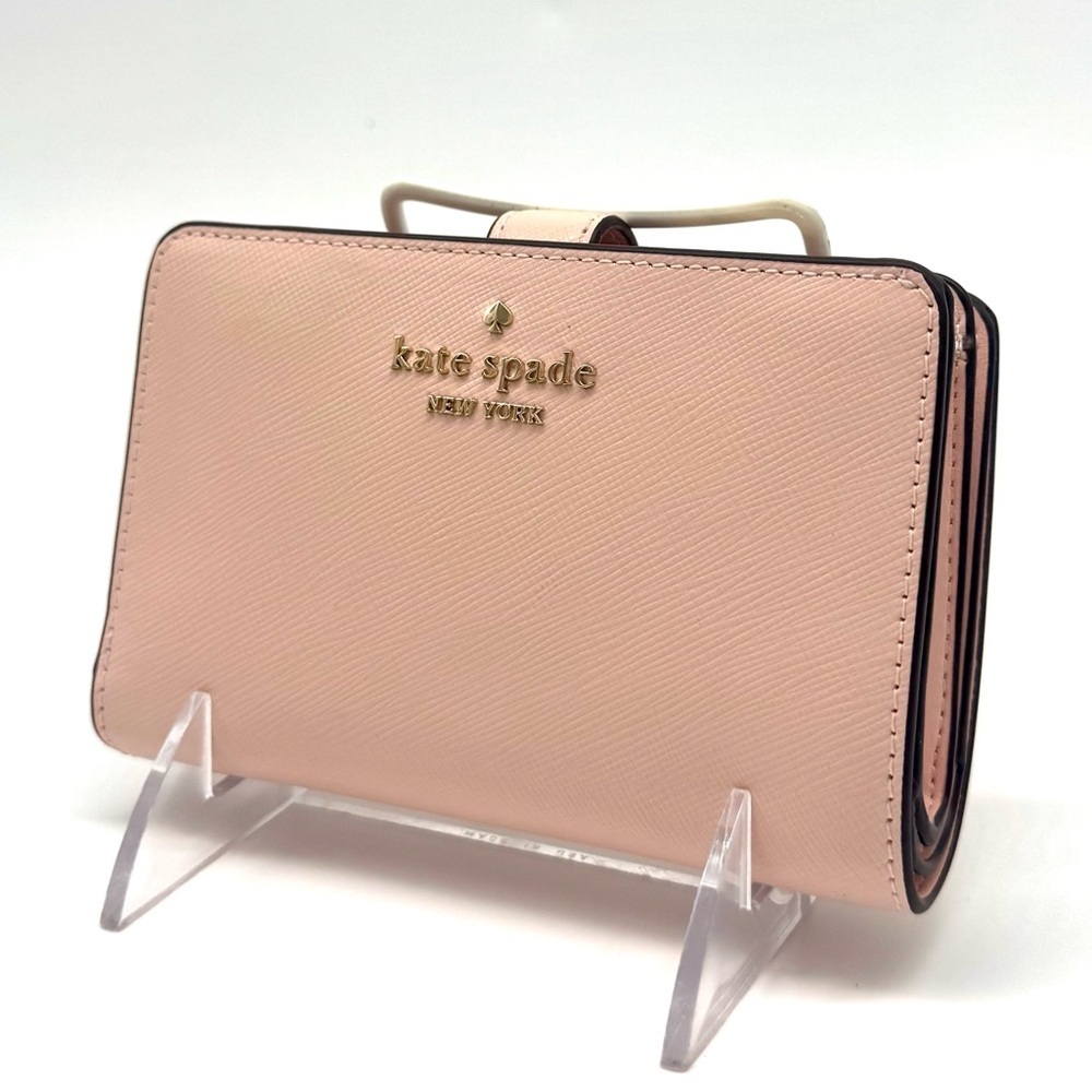 Kate Spade Leila Medium Compact Bifold Wallet Light Pink